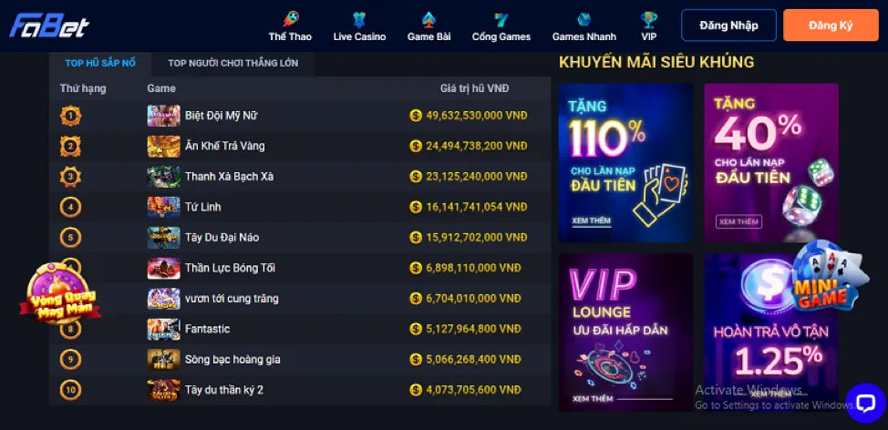 Hệ thống thanh toán nhanh chóng và an toàn p88 win